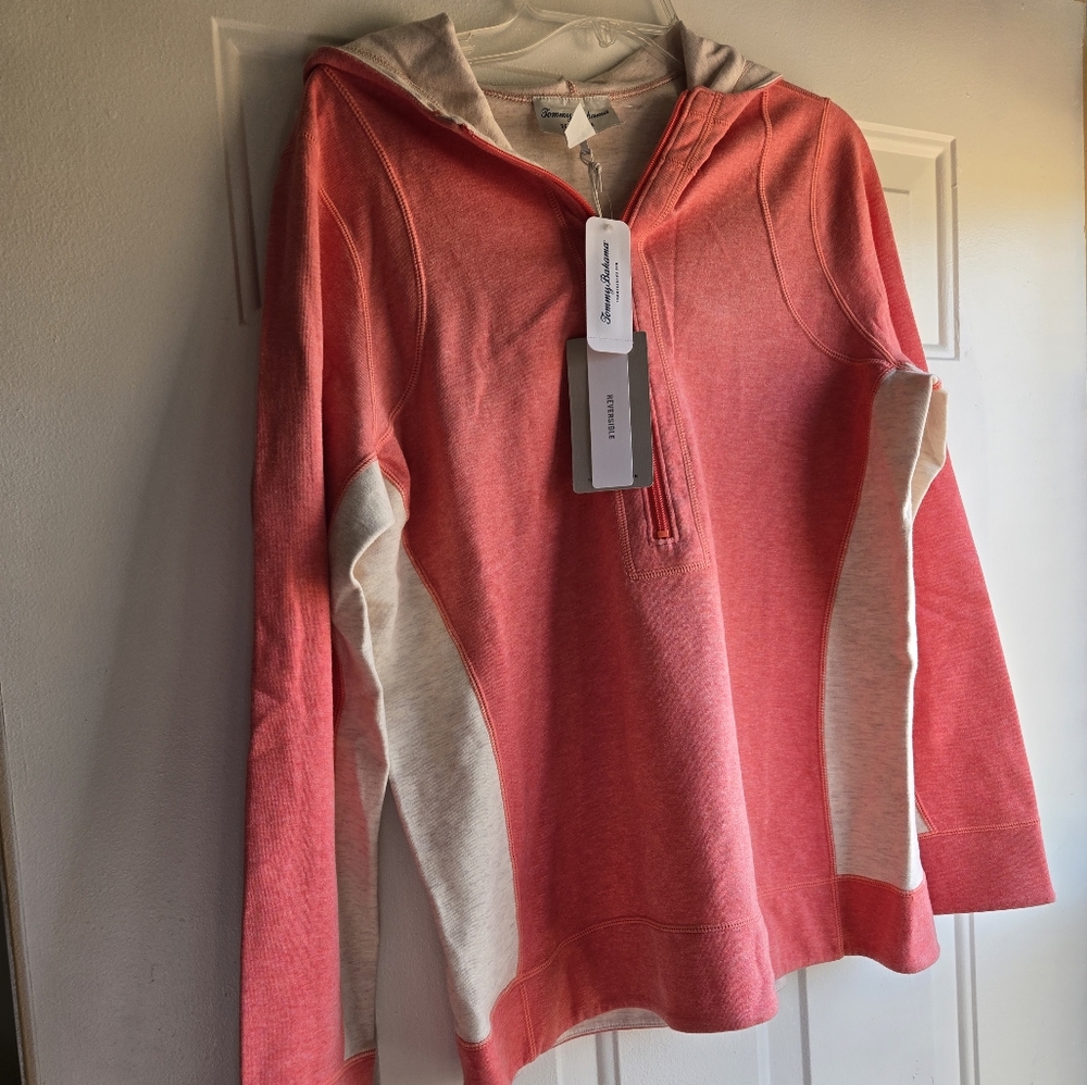 Tommy Bahamas Pull Over Reversible Hoodie Brand New With Tags